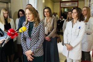 Vađenje krvi u Domu zdravlja Banja Luka za potrebe laboratorije UKC RS