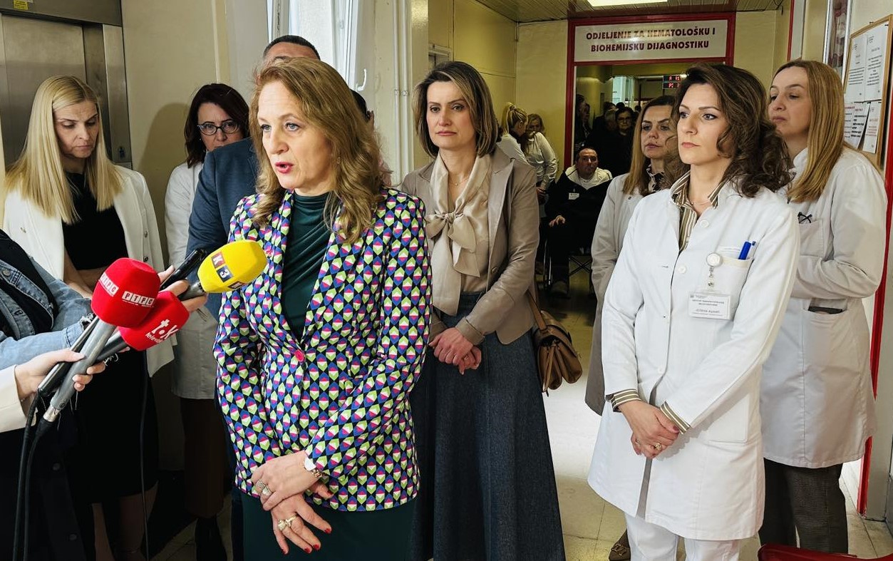 Vađenje krvi u Domu zdravlja Banja Luka za potrebe laboratorije UKC RS