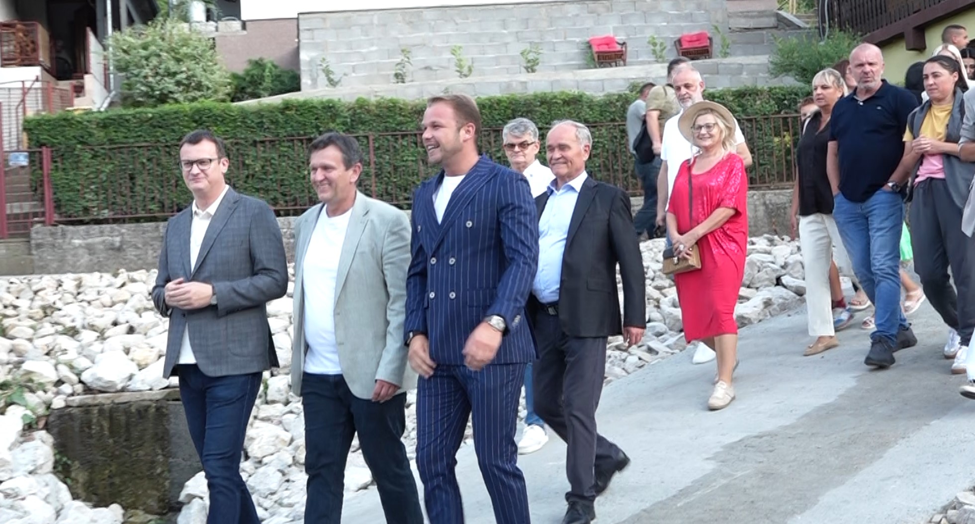 Marinko Božović i Draško Stanivuković na otvaranju novog šetališta na rijeki Vrbas u Banjaluci