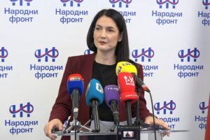 Jelena Trivić na konferenciji za medije govori o penzijama i aferama u Republici Srpskoj