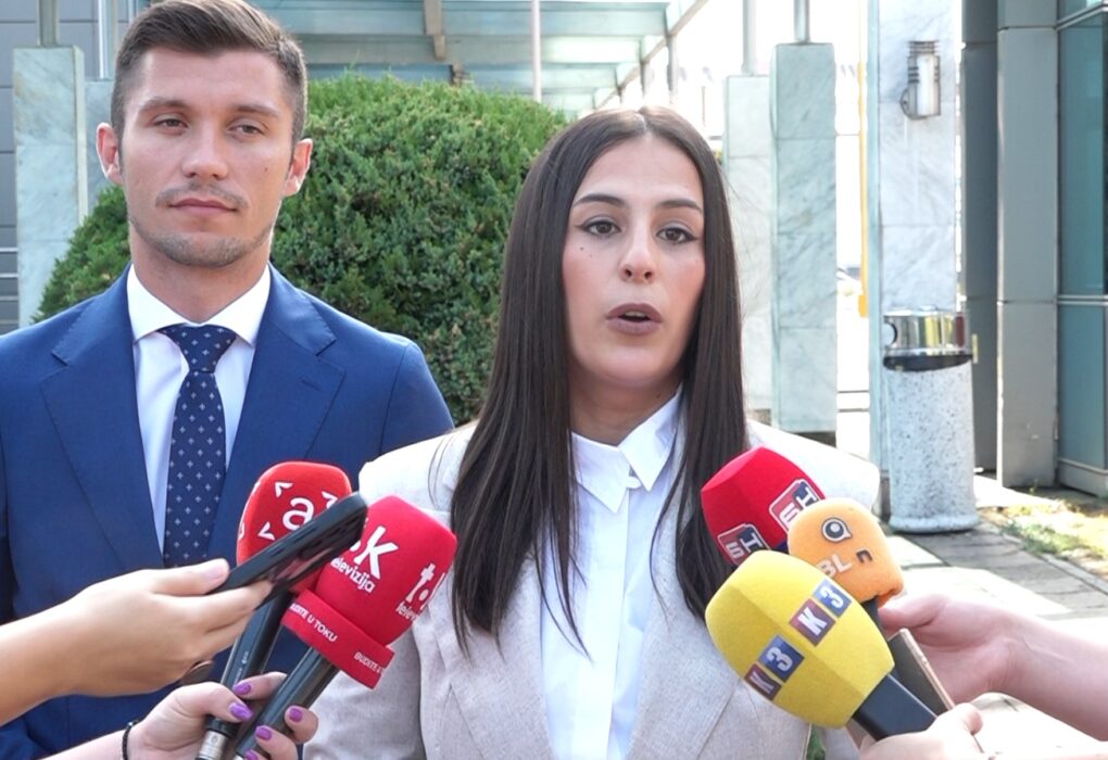 Tanja Vukomanović na konferenciji za medije govori o izmjenama Zakona o radu i zaštiti trudnica od otkaza